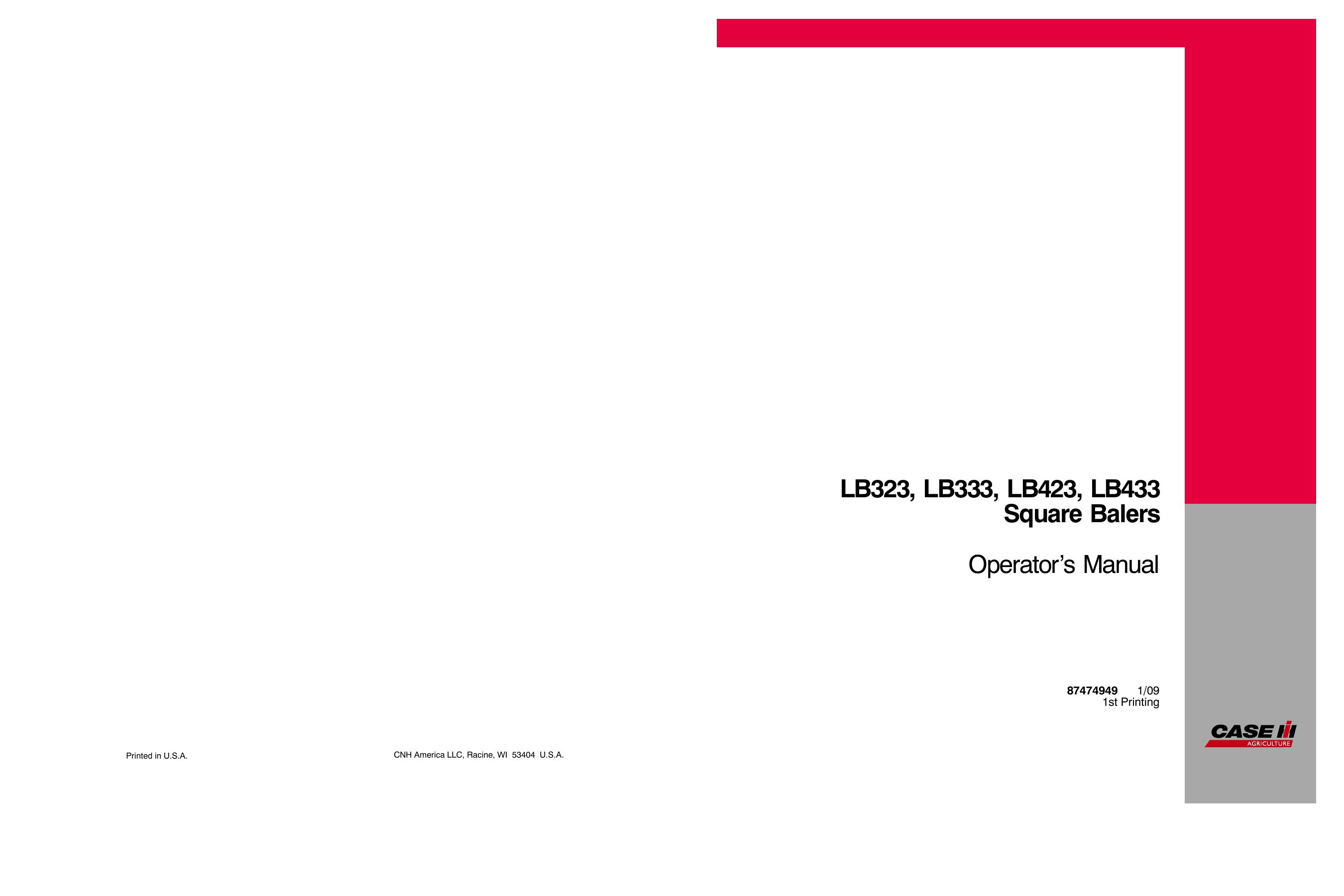 O-MAN LB323,333,423,433 BEFORE 4800 Manual